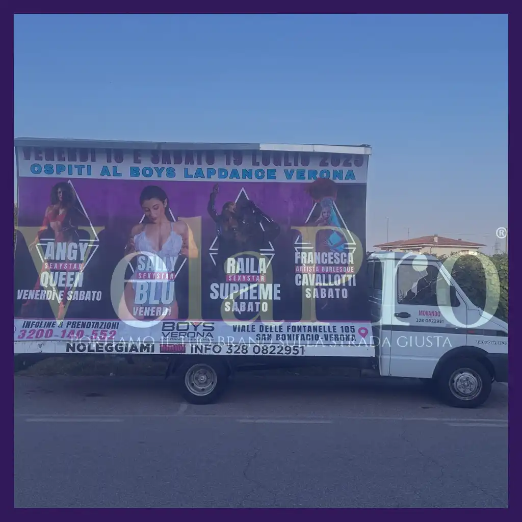 Camion vela con soste strategiche